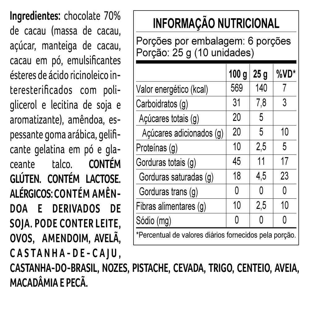 Drageado Bendito Cacao de Amêndoa 150g, , large. image number 1
