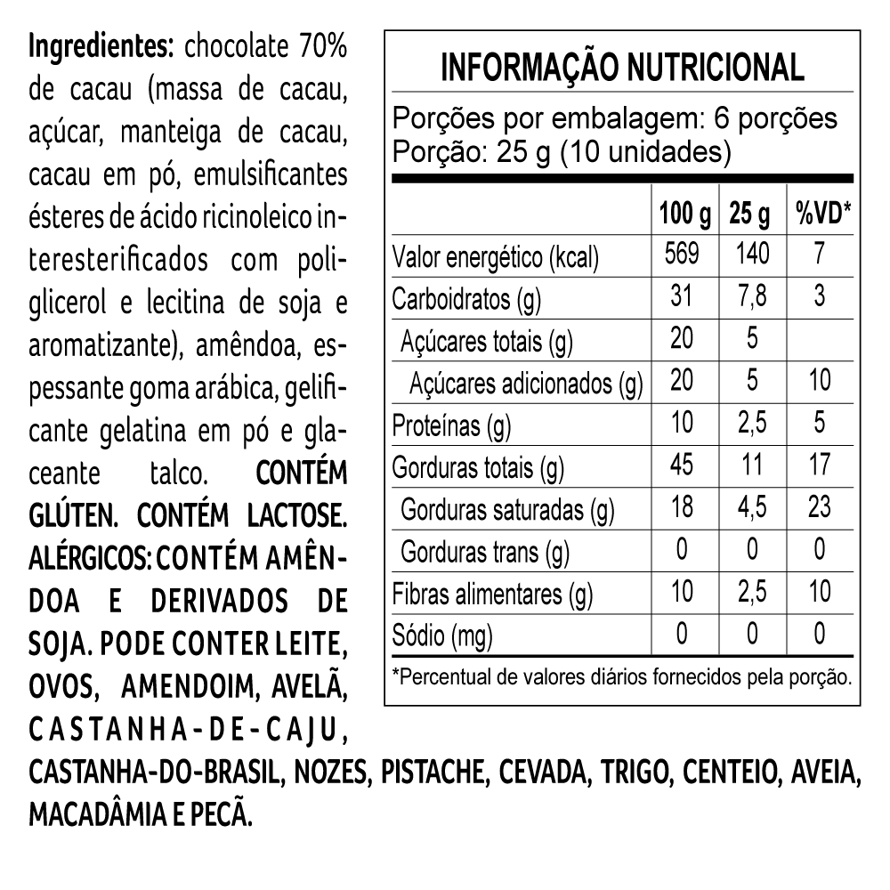 DRAGEADO AMÊNDOA 150G, , large. image number 1