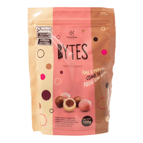 DRAGEADO BYTES NAPOLITANO 100G