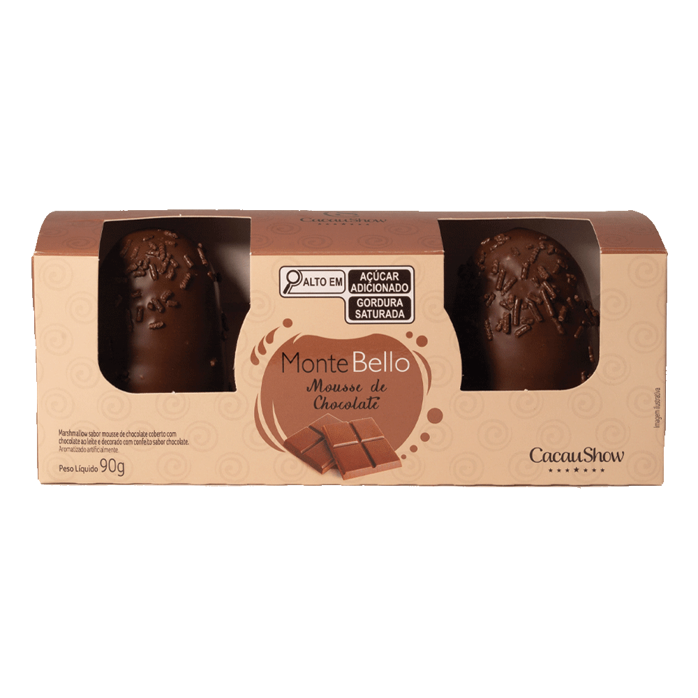 MONTEBELLO MOUSSE DE CHOCOLATE 90G, , large. image number 0