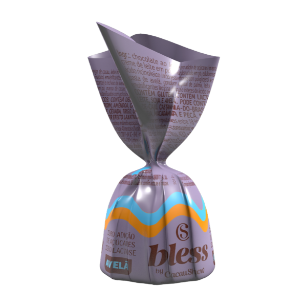Bombom Bless Zero A&ccedil;&uacute;car e Zero Lactose de Chocolate com Avel&atilde; 13,5g