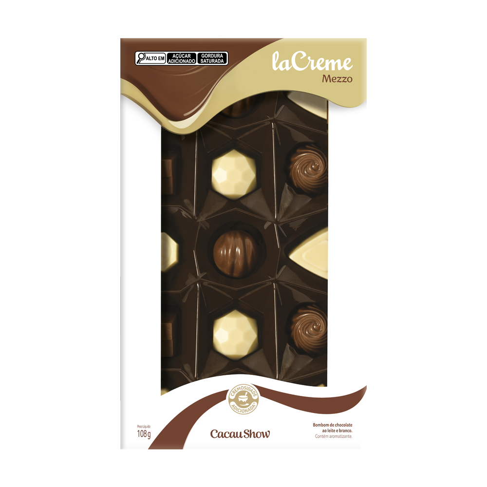 Caixa de Bombons Mini Show laCreme Sortido 108g, , large. image number 0