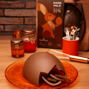 Ovo de Páscoa Bendito Cacao Dark Milk 55% Cacau 280g, , large. image number 1