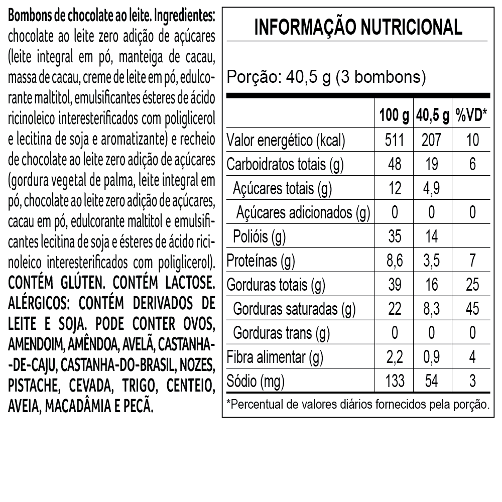 Ovo de Páscoa laCreme ao Leite Zero Adição de Açúcar 180g, , large. image number 2