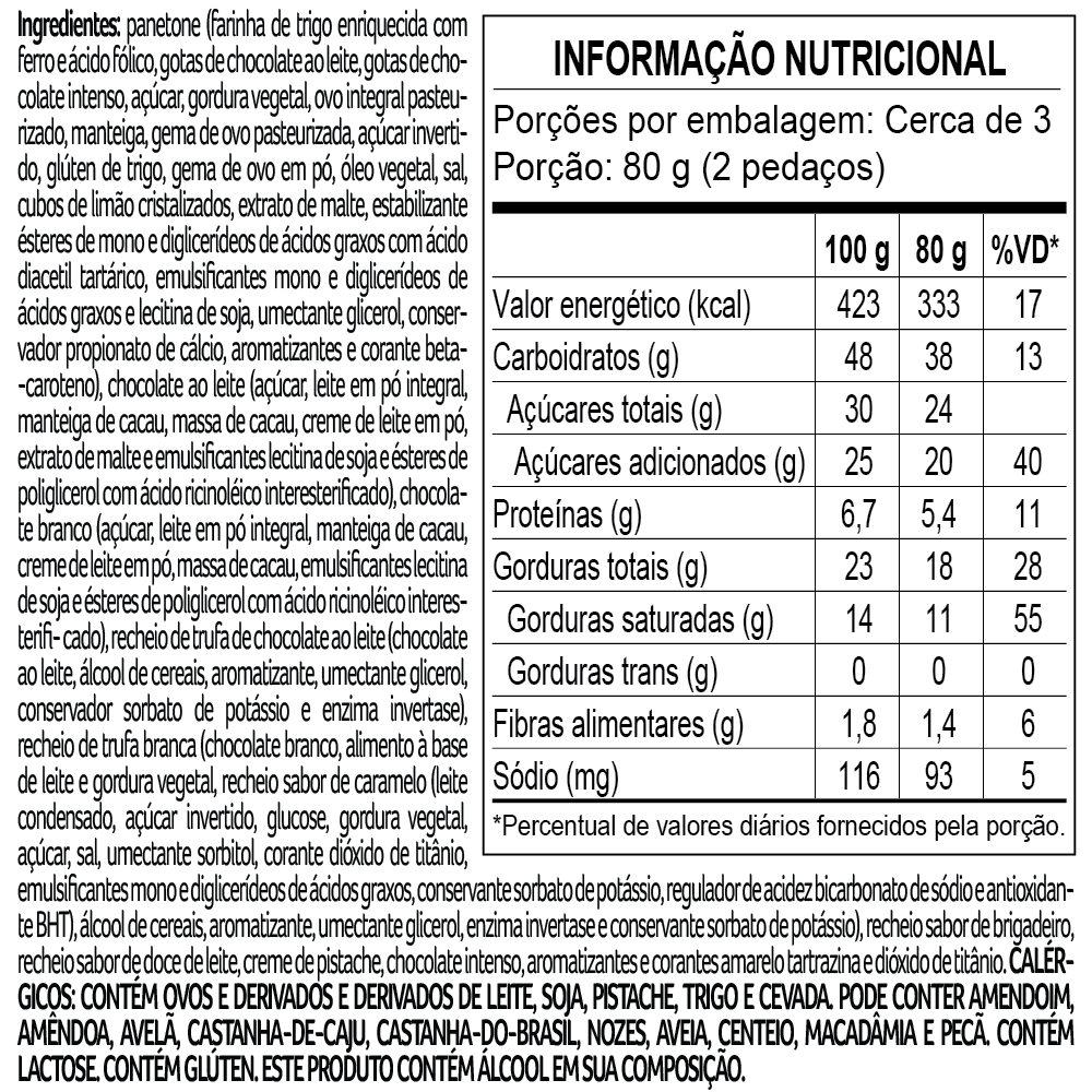 Pedaços de Panetones Sortidos 200g, , large. image number 2