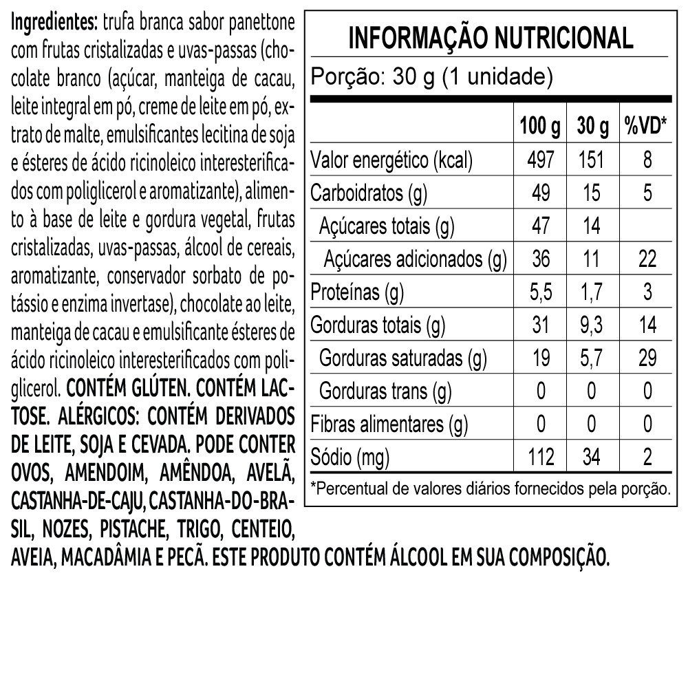 Trufa Cacau Magia Artesanal Panetone 30g, , large. image number 2