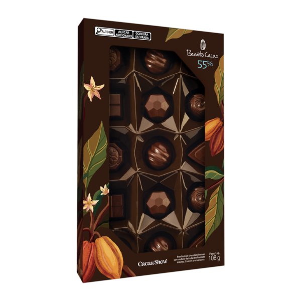Caixa de Bombons Mini Show Bendito Cacao 108g