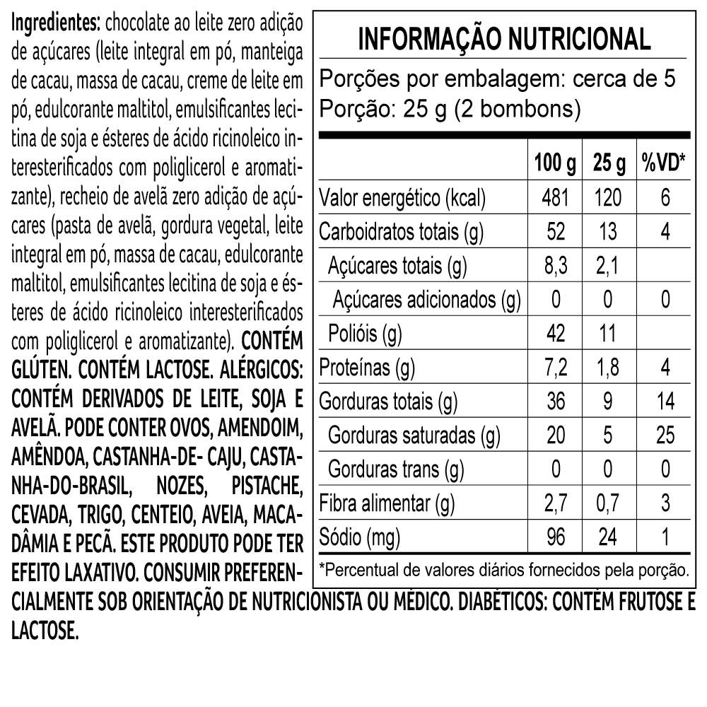 Estrela com Bombons ao Leite Zero Adição de Açúcar 120g, , large. image number 1