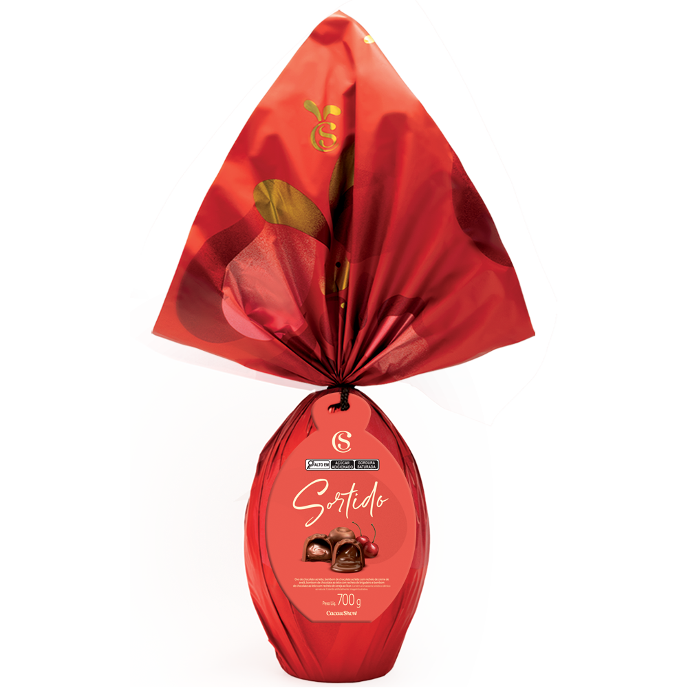 Ovo de P&aacute;scoa Cl&aacute;ssicos laCreme ao Leite com Bombons 700g, , large. image number 0