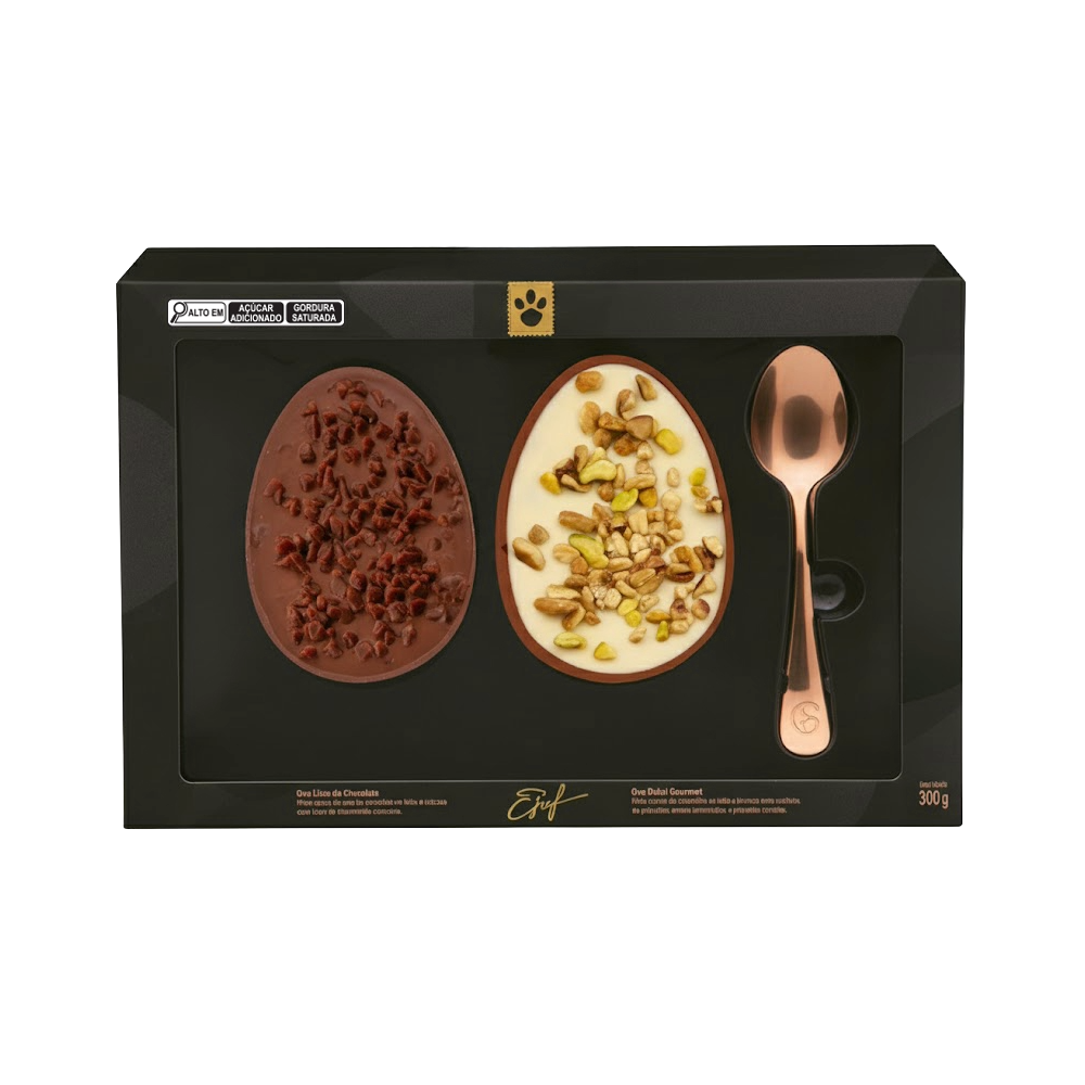 Ovo de P&aacute;scoa de Colher Duo Do Chef 300g, , large. image number 0