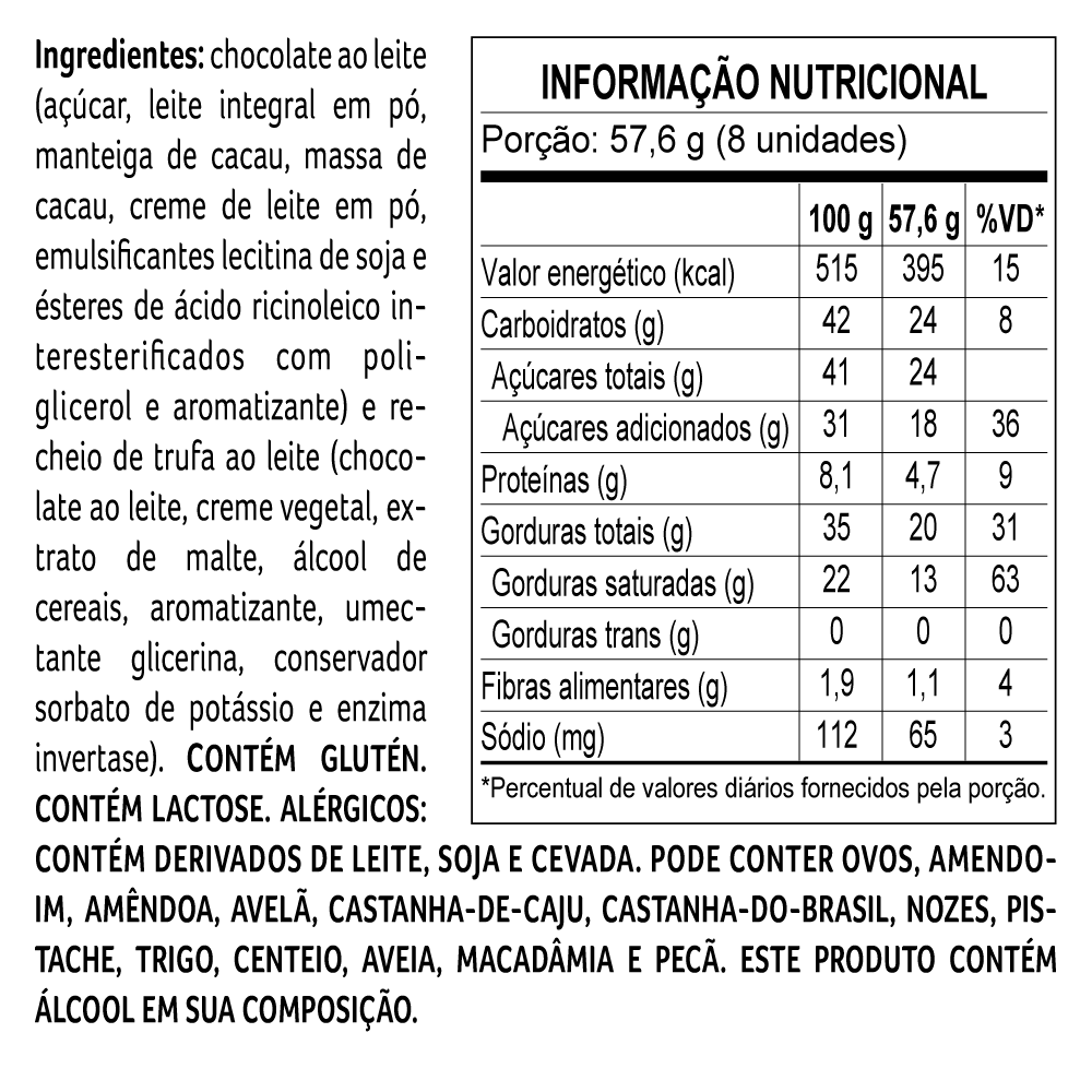 Caixa de Bombons Mini Show laCreme Sortido 108g, , large. image number 1