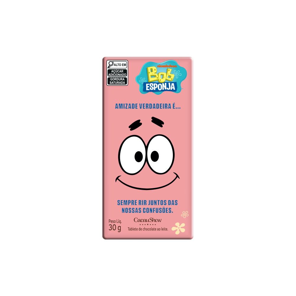 Tablete Turma Bob Esponja 30g, , large. image number 1