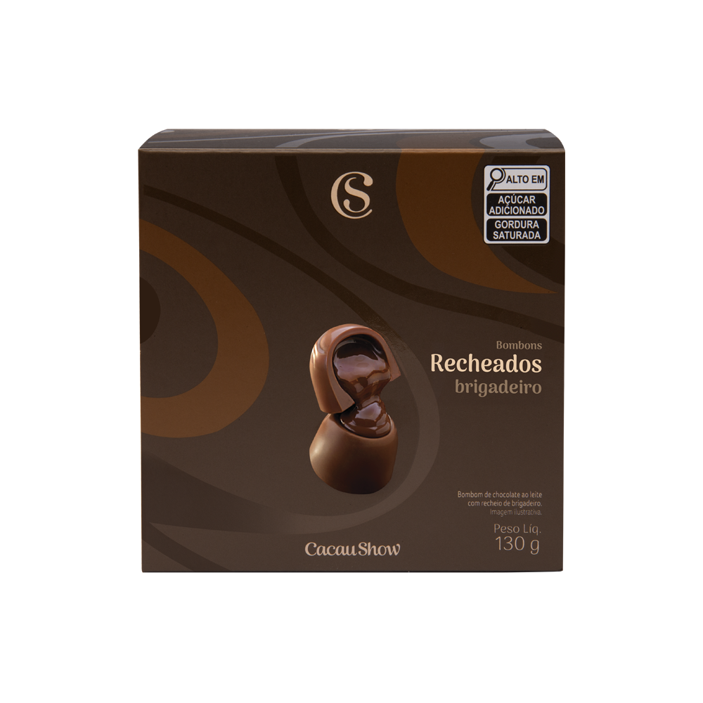 Cubo com Bombons de Chocolate ao Leite 130g, , large. image number 0