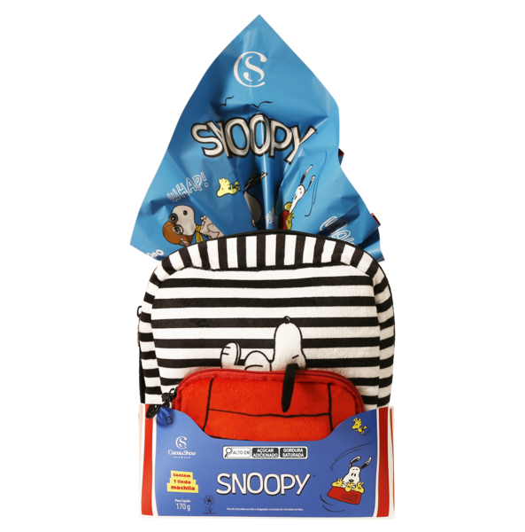 Ovo de Páscoa ao Leite Mochila Snoopy 170g