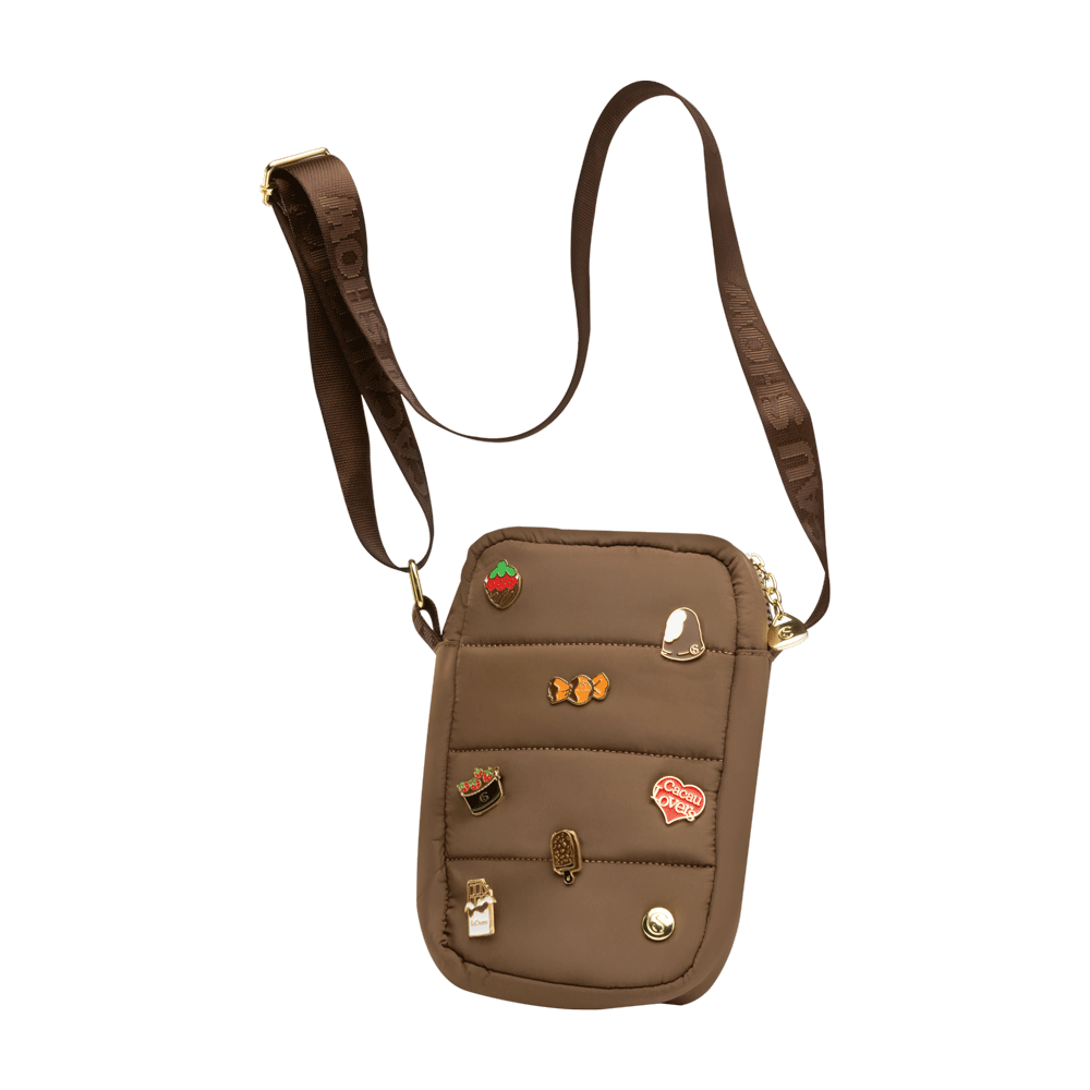 Bolsa Transversal Marrom Cacau Show, , large. image number 1