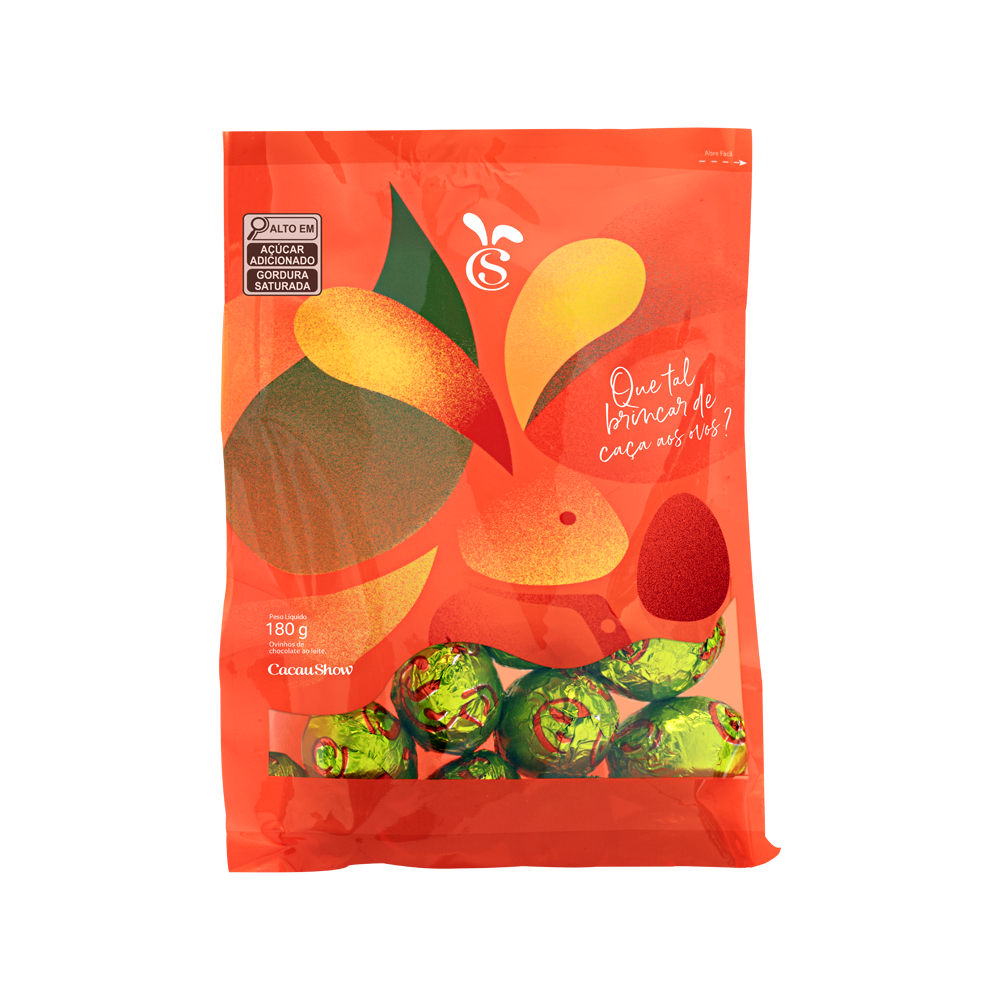 Mini Ovinhos Cacau Magia ao Leite 180g, , large. image number 0