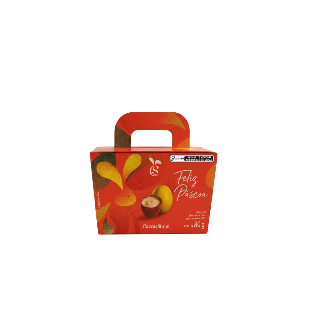 Caixa de Chocolate Cacau Magia Ca&ccedil;a aos Ovos 80g, , large. image number 0