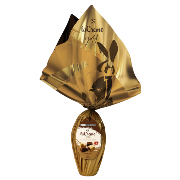 Ovo de Páscoa laCreme Gold Branco 348g