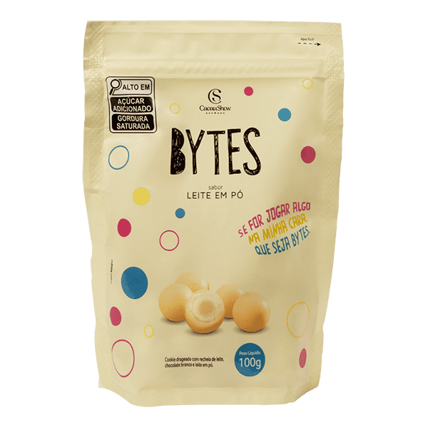 DRAGEADO BYTES LEITE EM PÓ 100G