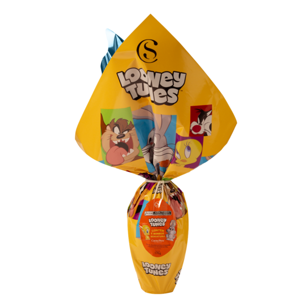 Ovo de Páscoa ao Leite Gogos Looney Tunes 170g