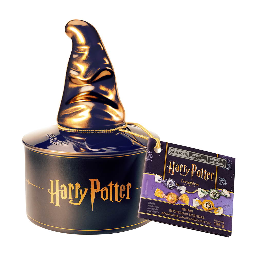 Lata Chapéu Seletor Harry Potter 108g, , large. image number 0