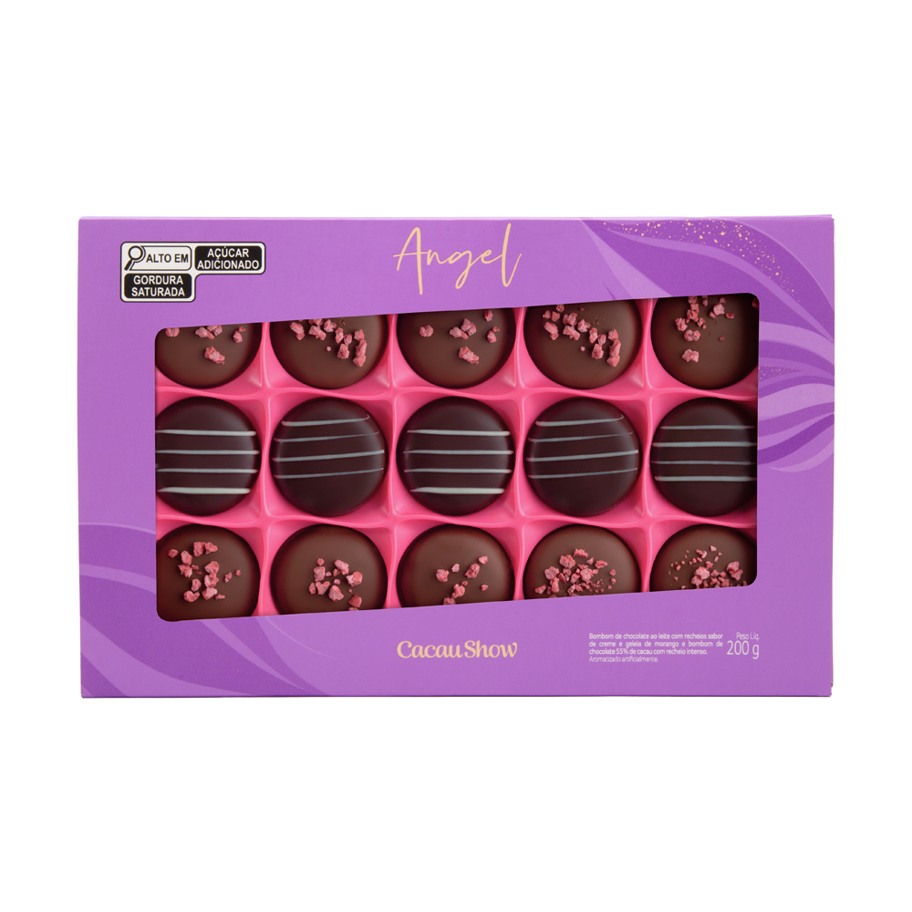 Caixa de Bombom Angel de Chocolate ao Leite 200g, , large. image number 0