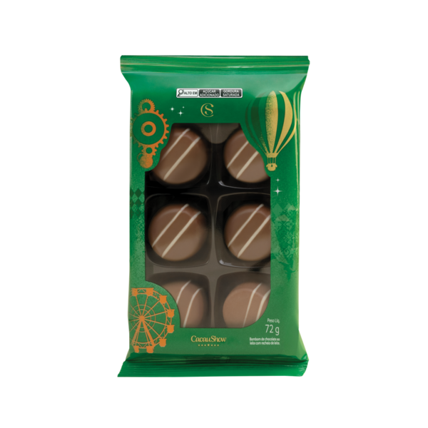 Bombons ao Leite de Natal 72g Bombons ao Leite de Natal 72g