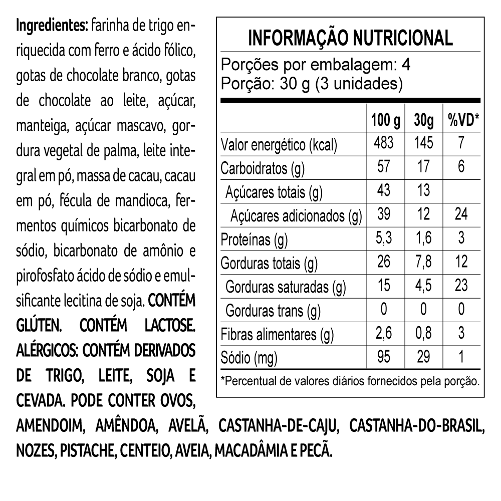 Cookies Duo Chocolate 120g, , large. image number 1