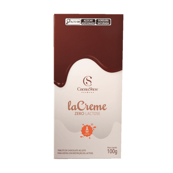 TABLETE LACREME ZERO LACTOSE 100G