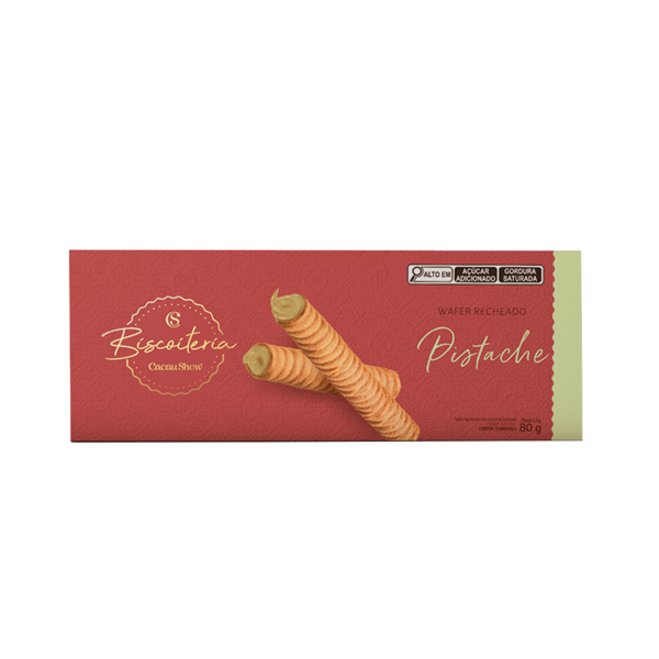 Wafer Biscoiteria Pistache 80g