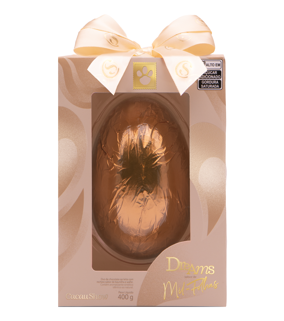 Ovo de P&aacute;scoa Dreams Mil-Folhas 400g, , large. image number 0