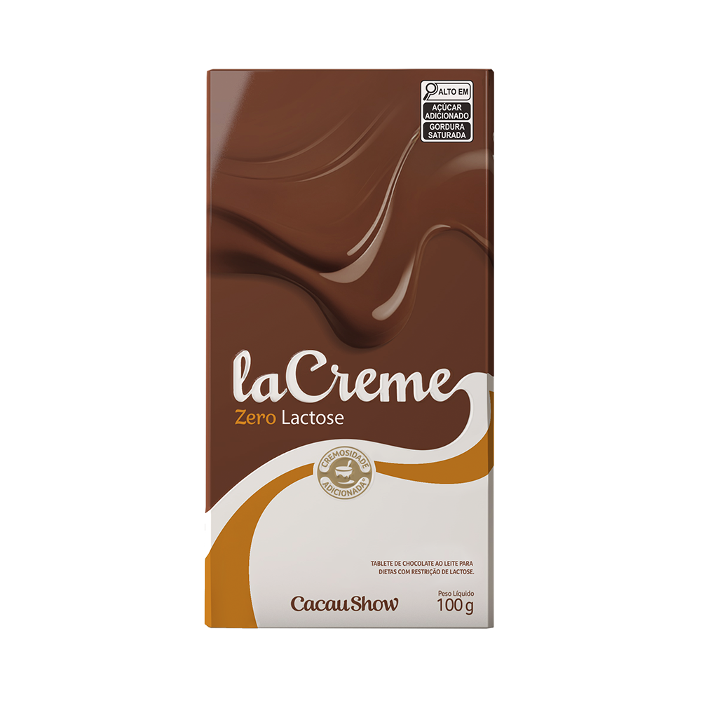 Tablete laCreme de Chocolate Zero Lactose 100g, , large. image number 0