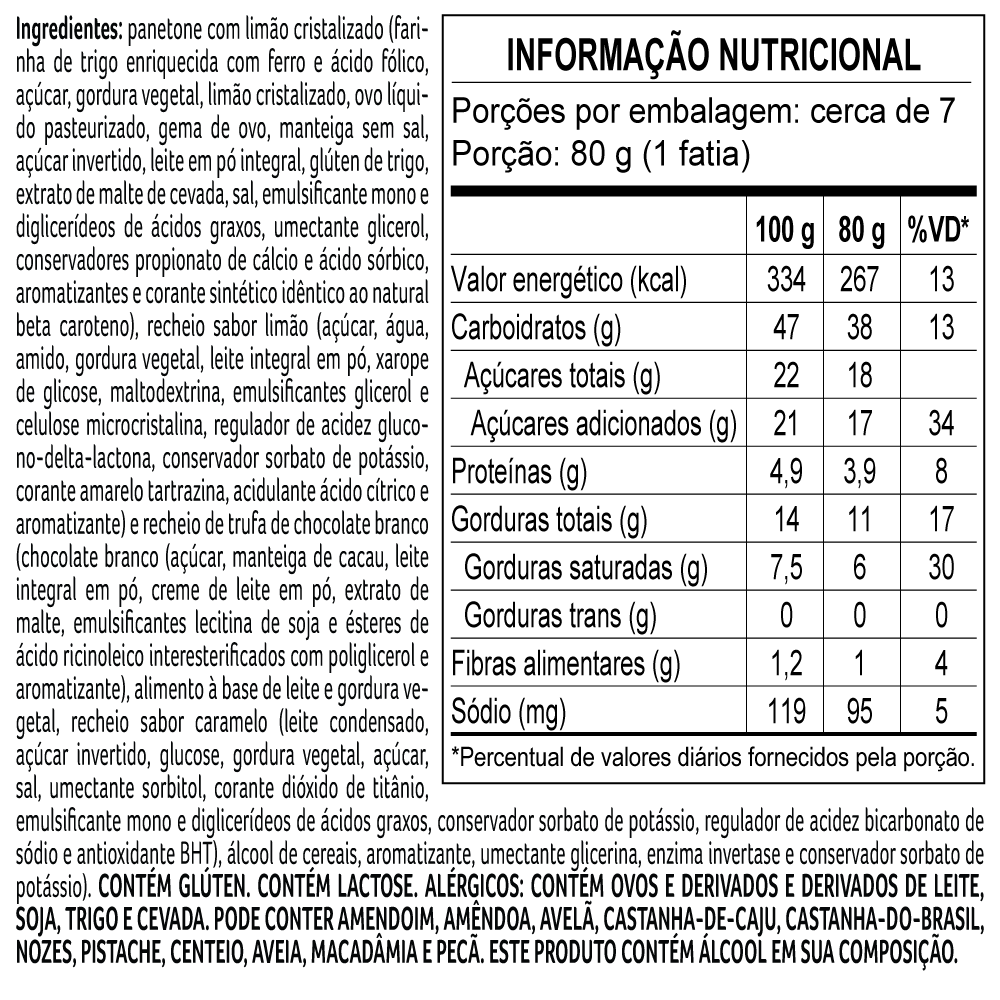 Panetone de Limão Siciliano 580g, , large. image number 1