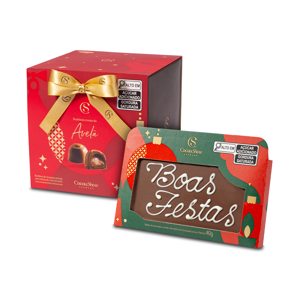 Combo Cubo de Natal + Chocoarte, , large. image number 0