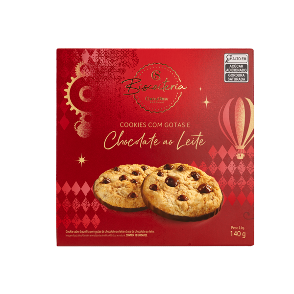 Cookies de Natal com Gotas ao Leite 140g