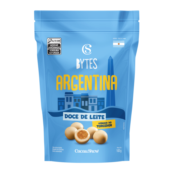 Drageado Bytes Doce de Leite Argentina 100g