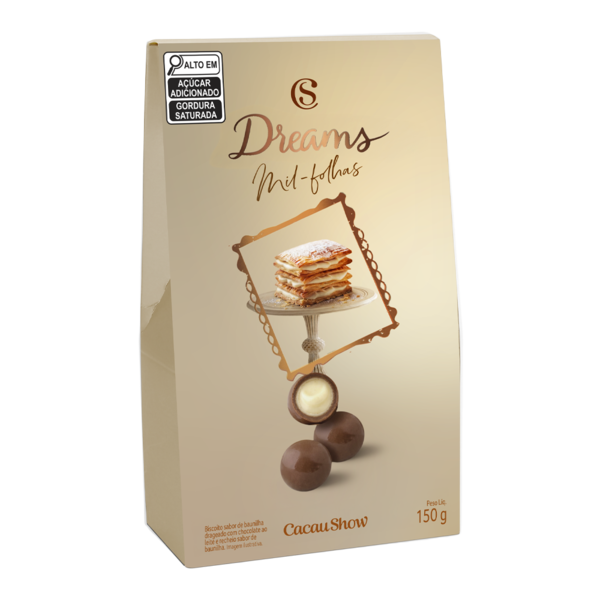 Drageado Dreams Mil-Folhas 150g