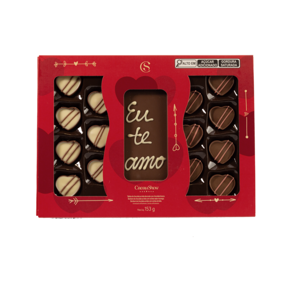 Caixa Artesanal de Bombons Delícias de Amor 153g