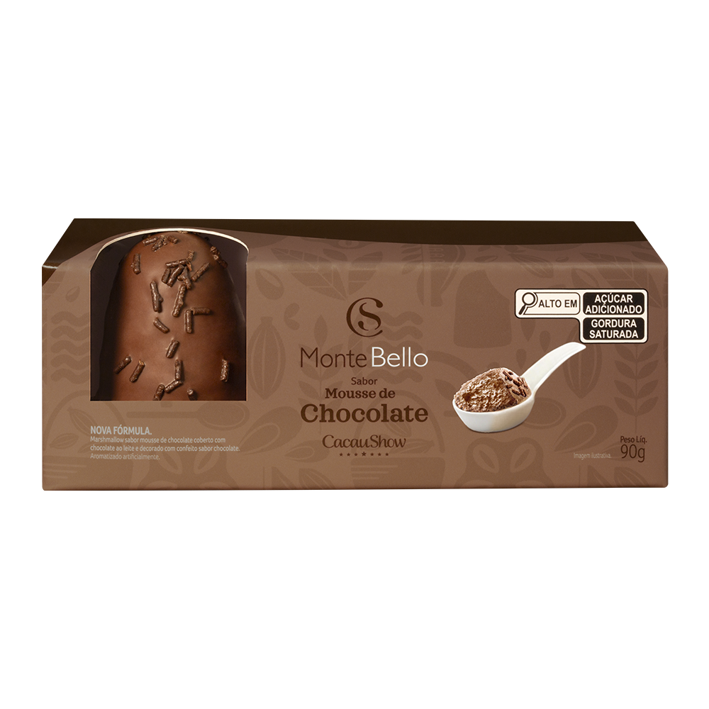 Marshmallow MonteBello Mousse de Chocolate 90g, , large. image number 0