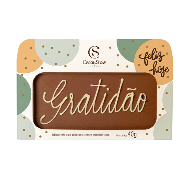 CHOCOARTE GRATIDÃO 40G