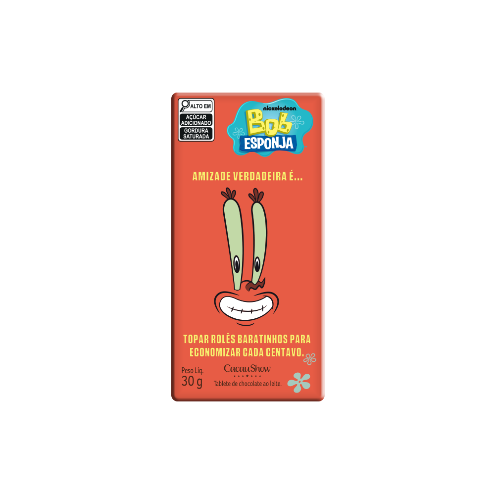 Tablete Turma Bob Esponja 30g, , large. image number 5