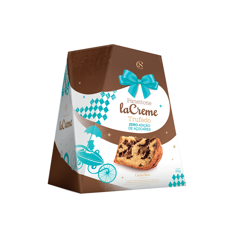 Panetone laCreme Zero Adição de Açúcar 650g, , large. image number 1