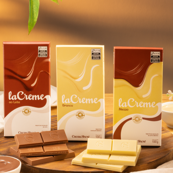 Tablete laCreme de Chocolate ao Leite 100g