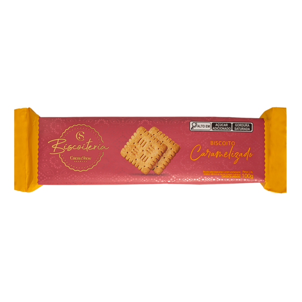 BISCOITO CARAMELIZADO 100G