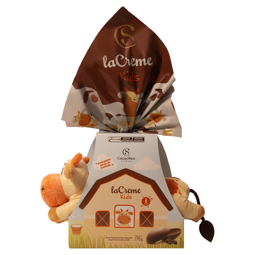 Ovo de Páscoa laCreme Kids ao Leite com Estojo 170g, , large. image number 0