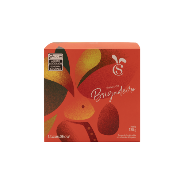 Caixa de Bombons Cubo Cacau Magia Brigadeiro 130g