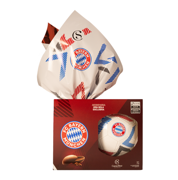 Ovo de Páscoa ao Leite Chocoesportes Bola Bayern 170g