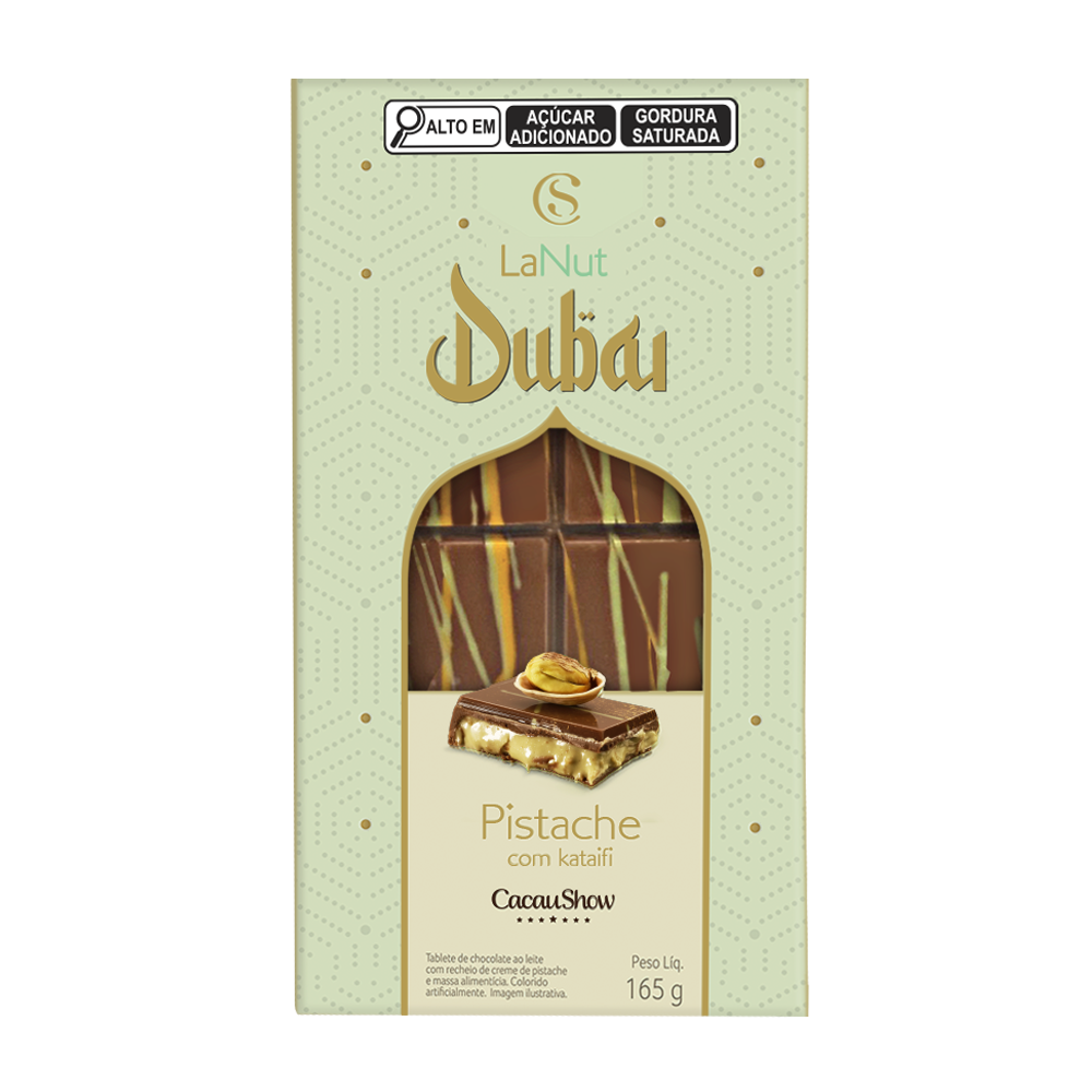 Tablete LaNut Pistache Dubai 165g, , large. image number 0