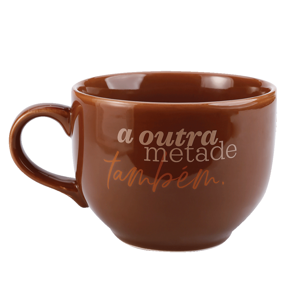 Caneca Jumbo Marrom 740ml, , large. image number 1