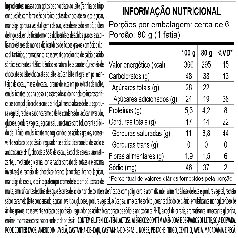 Bolo de Páscoa do Chef ao Leite e Branco 450g, , large. image number 1